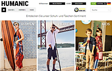 Onlineshop Humanic