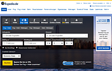Expedia online