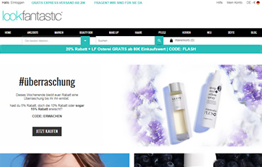Lookfantastic online
