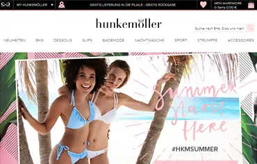 Onlineshop Hunkemöller